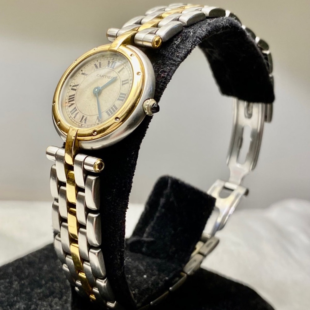 Cartier 18k Gold & Stainless Steel Panther Watch